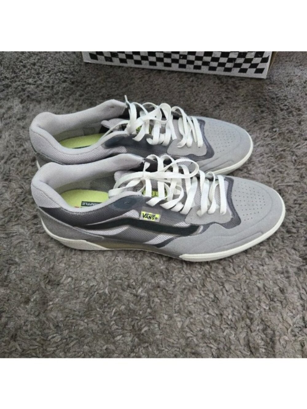Vans Skate Pro Ave 2 Men Size 7 Medium Grey And White Ultimate waffle 0826 - Picture 6 of 8